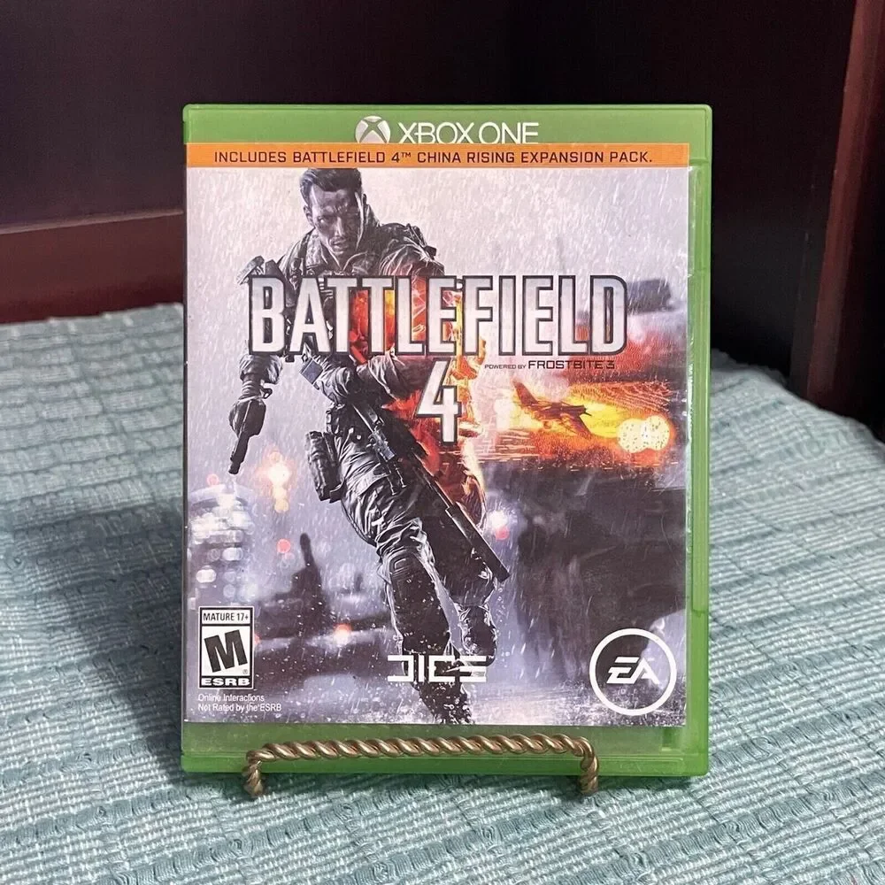 Battlefield 4 (Microsoft XBOX ONE) TESTED Complete Case Disc Video Game